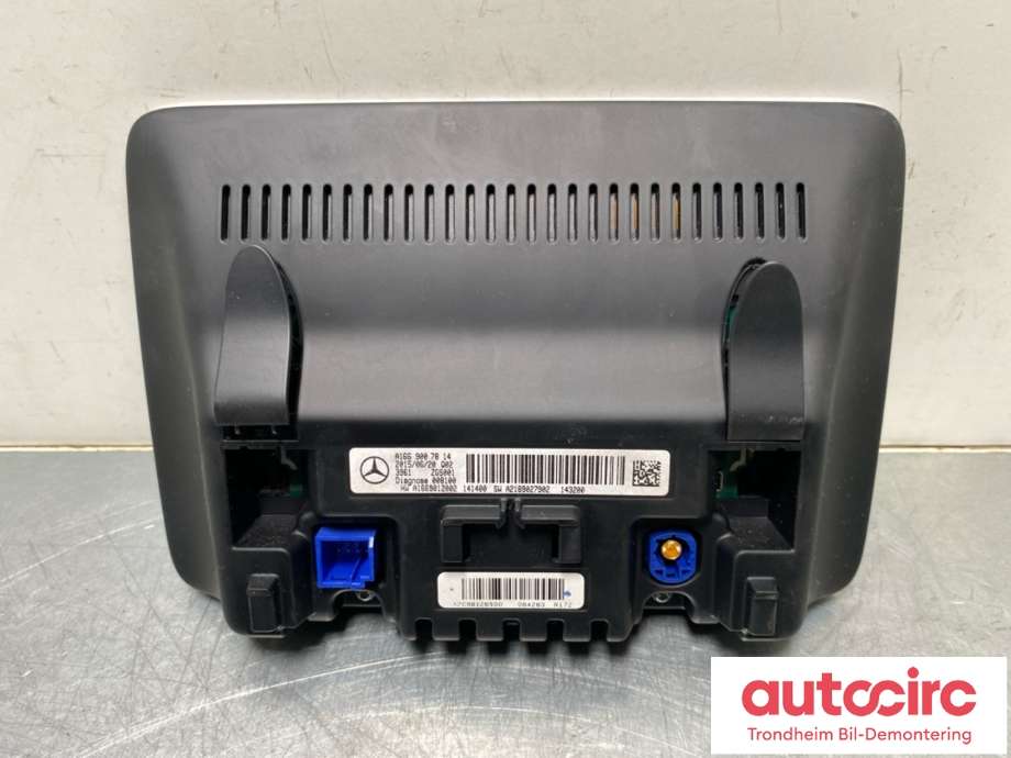 Bilstereo navigasjon skjerm til Mercedes B-Klasse, electric drive 2014-2018 (W242) (W242) (A1669007814|)