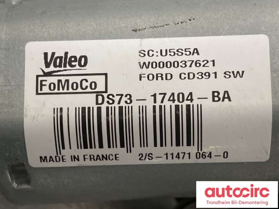 Viskermotor bakrute til Ford Kuga 2019-->> (Type III)  (2639143|DS73-17404-BB|)