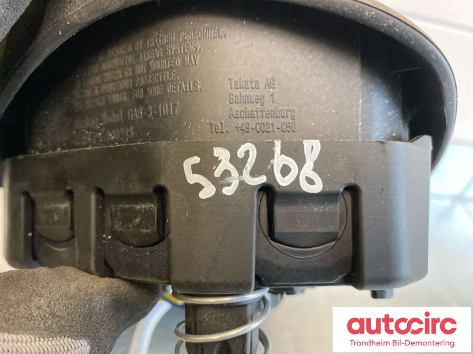 Airbag rattpute til Mercedes B-Klasse, electric drive 2014-2018 (W242) (W242) (A 000 860 07 00|)