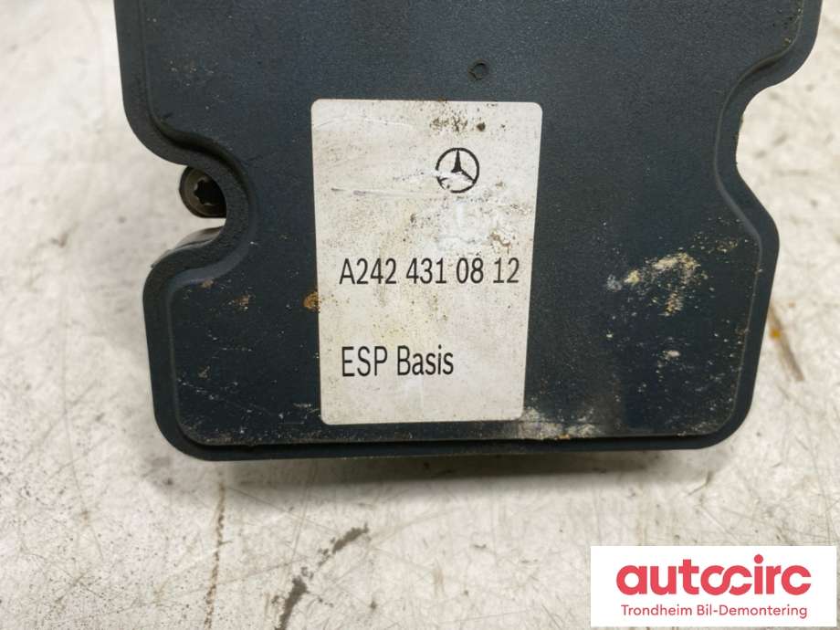 ABS sentral til Mercedes B-Klasse, electric drive 2014-2018 (W242) (W242) (A 242 431 09 12|)