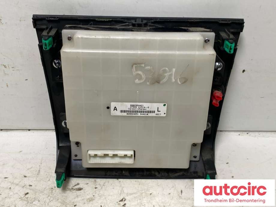 Varmeapparat betjening til Isuzu D-Max 2012-2017 (Type II, Fase 1)  (8-98290-442-1|27500 E031A--D|)