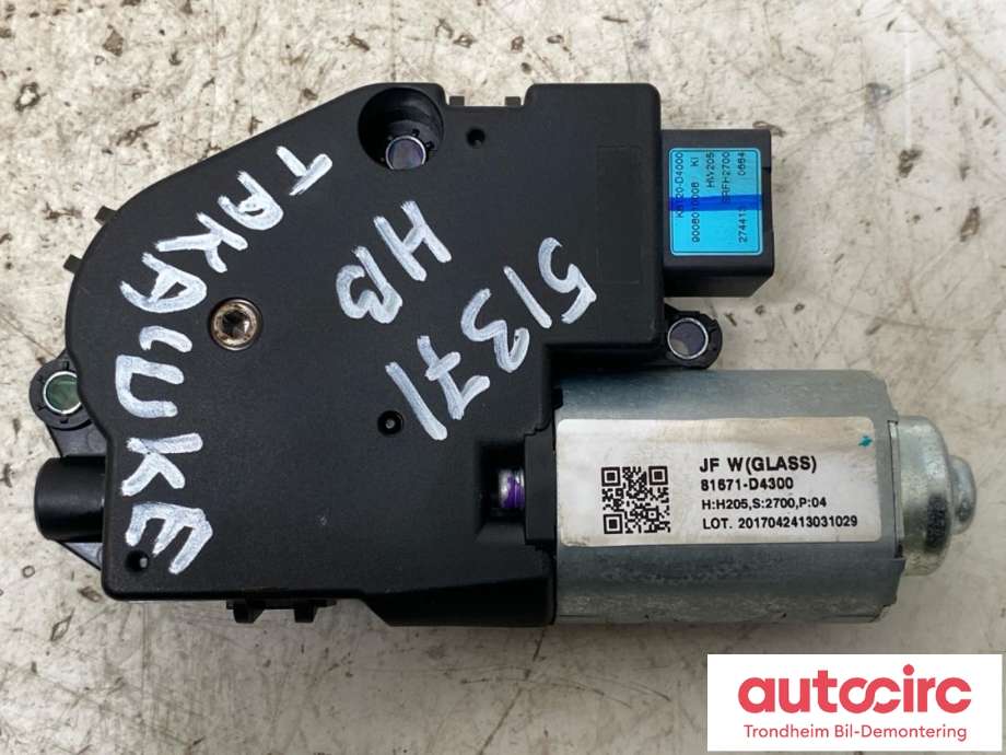 Takluke motor til Kia Optima 2017-2020  (..|81671D4300|K8120-D4000|)