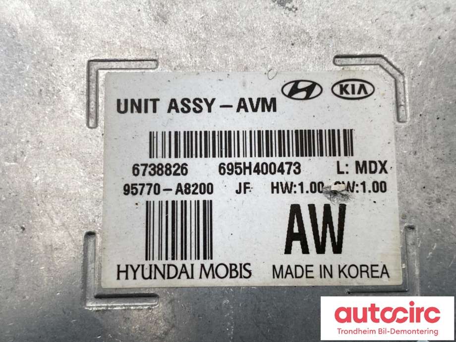 Styreenhet diverse til Kia Optima 2017-2020  (HYUNDAI MOBIS|95770-A8200|)