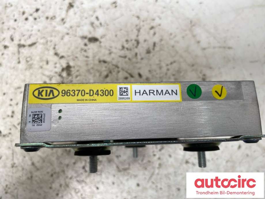 Bilstereo forsterker til Kia Optima 2017-2020  (HARMAN|96370-D4300|)