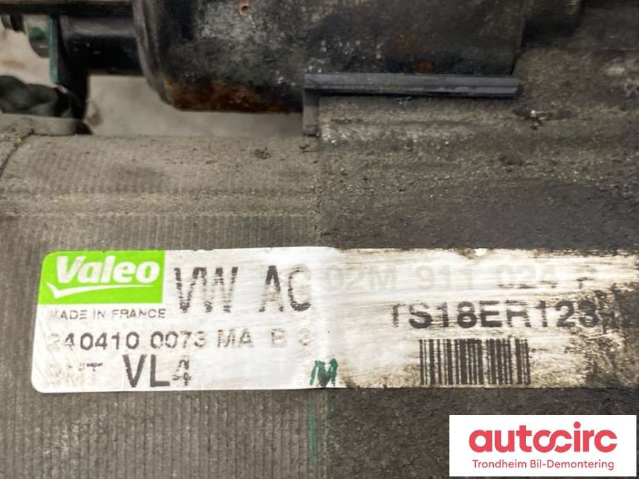 Starter diesel til VW Passat 2005-2010 (B6) (B6) (VALEO|02M911024P|)