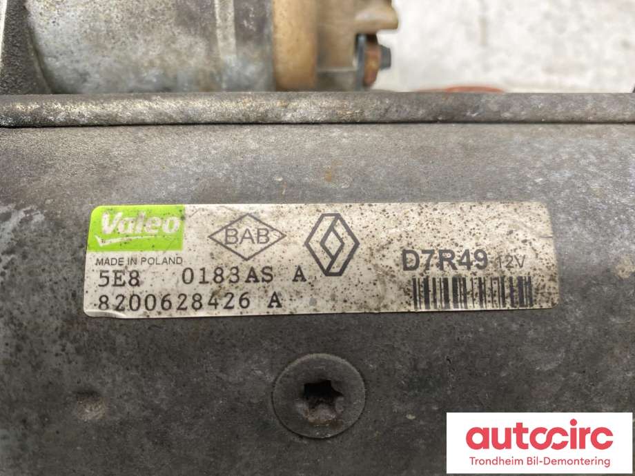 Starter diesel til Suzuki Grand Vitara 2005-2015 (Type III)  (VALEO|31100-67J00|8200628426|31100-67J00-000)