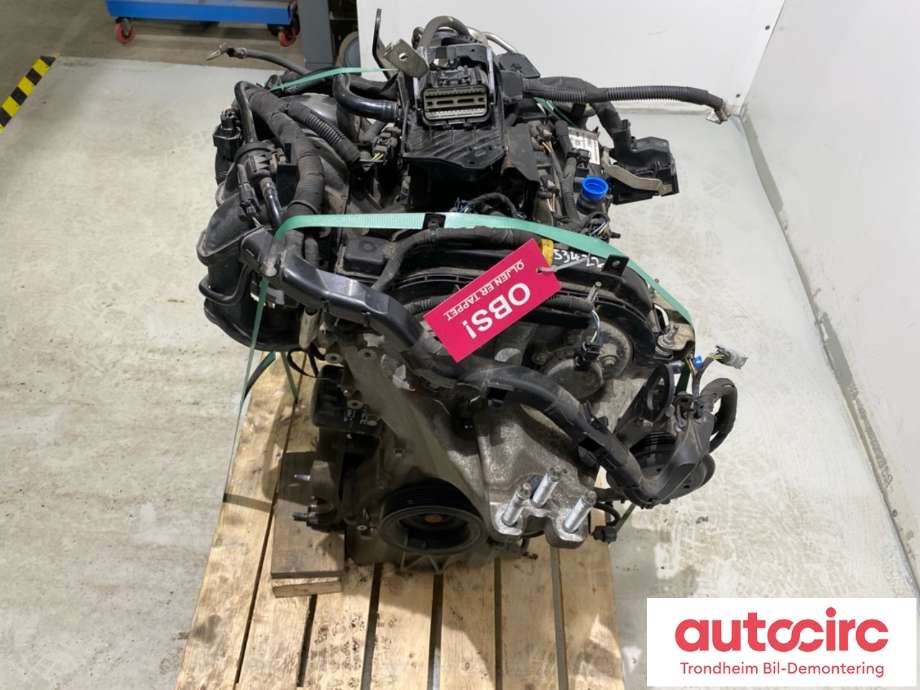 Motor bensin til Ford Fiesta 2013-2017 (Type VI, Fase 2)  (1811601|CA6G6006BA| 1857840| SVCA6G6006BA|1917521| RMCA6G6006BA)