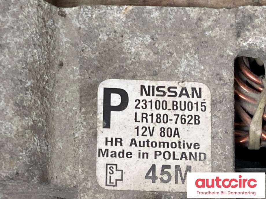 Dynamo diesel til Nissan Primera 2002-2007 (P12) (P12) (..|23100BU015|23100BU010|)