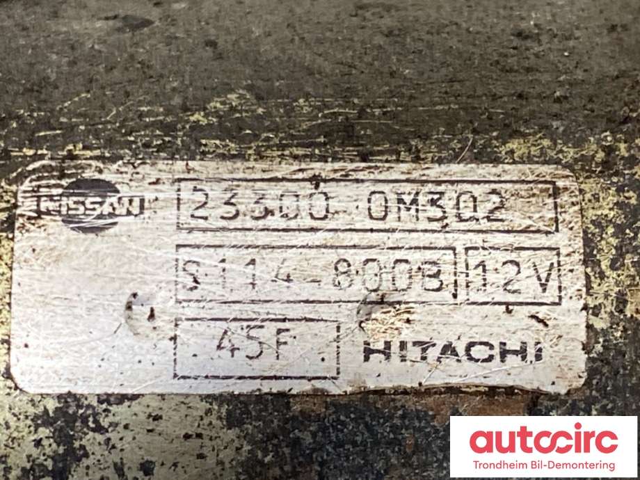 Starter til Nissan Primera 2002-2007 (P12) (P12) (HITACHI|23300-0M302|233000M302|)