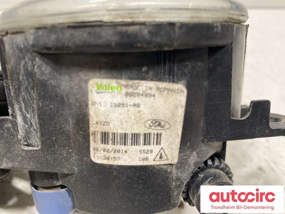 Tåkelykt høyre foran til Ford Transit Connect 2013-2018 Type II, Fase 1  (VALEO|2N11-15201-AB|89204894|)