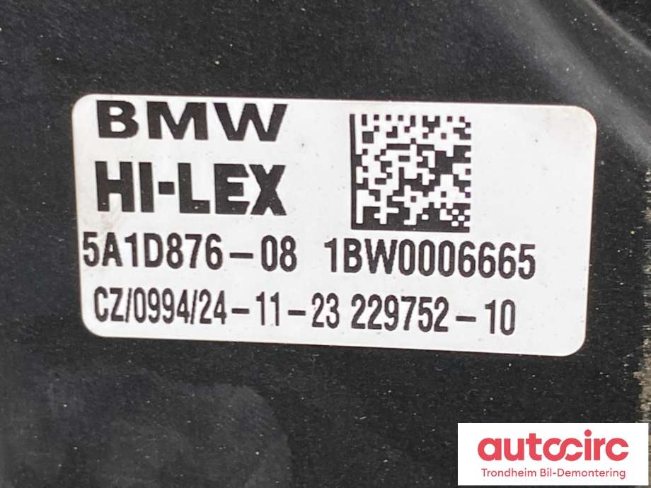Ruteheis høyre foran til BMW iX2 2024-->> (..|5A1D876|51335A620E8|)