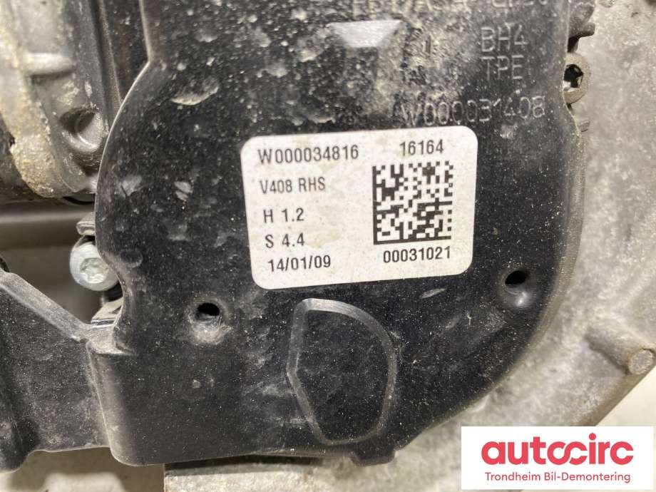 Viskermotor foran høyre til Ford Transit Connect 2013-2018 Type II, Fase 1  (VALEO|DT11-17504-BA|W000038431|)