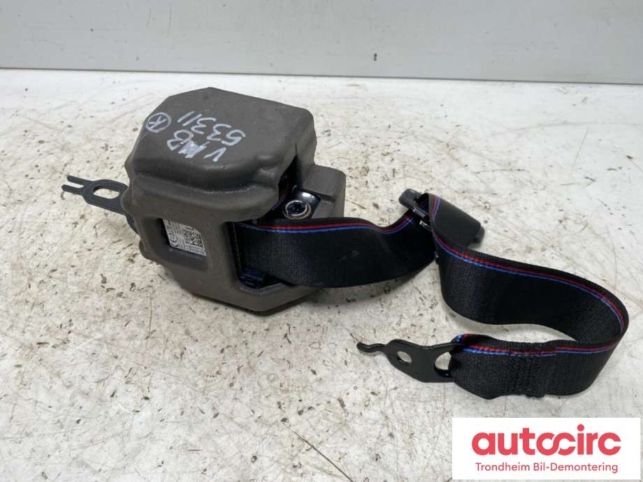 Sikkerhetsbelte bak venstre til BMW M3 2020-->> (G80) (G80) (...|72118076375|72 11 8 076 375|8076375)