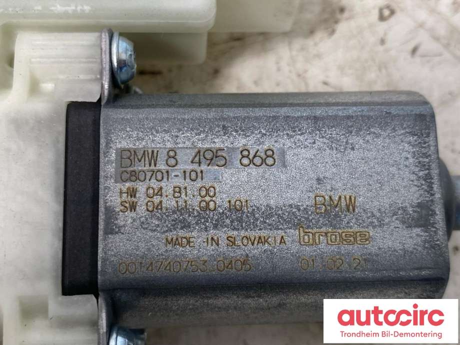 Ruteheis, kun motor, høyre bak til BMW M3 2020-->> (G80) (G80) (...|51358495868|61355A5C898|)