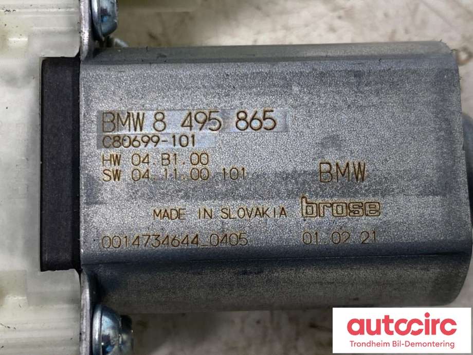 Ruteheis, kun motor, venstre foran til BMW M3 2020-->> (G80) (G80) (...|51358495865|61355A5C891|)