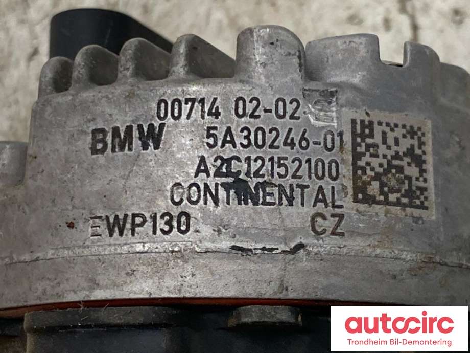 Vannpumpe elektrisk til BMW M3 2020-->> (G80) (G80) (..|5A30246|11515A30246|)
