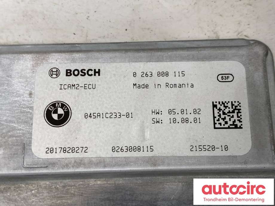 Styreenhet diverse til BMW X5 2018-->> (G05) (G05) (BOSCH|5A1C233|66535B48BE6|0263008115)