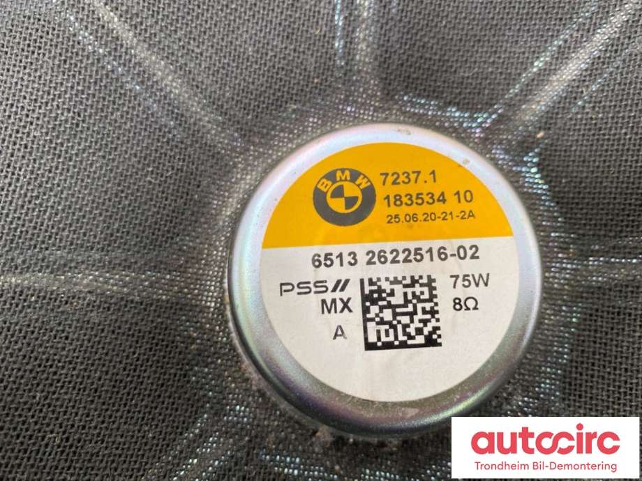 Bilstereo sub-woofer til BMW X5 2018-->> (G05) (G05) (PSS|2622516|65132622516|)