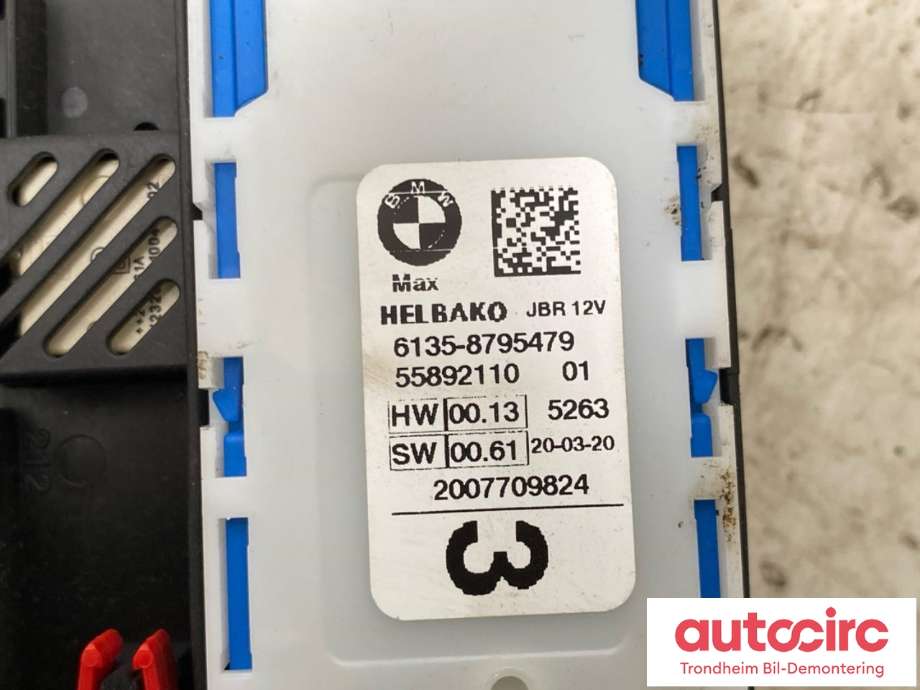 Sikringsboks til BMW X5 2018-->> (G05) (G05) (..|8706212|61148706212|)