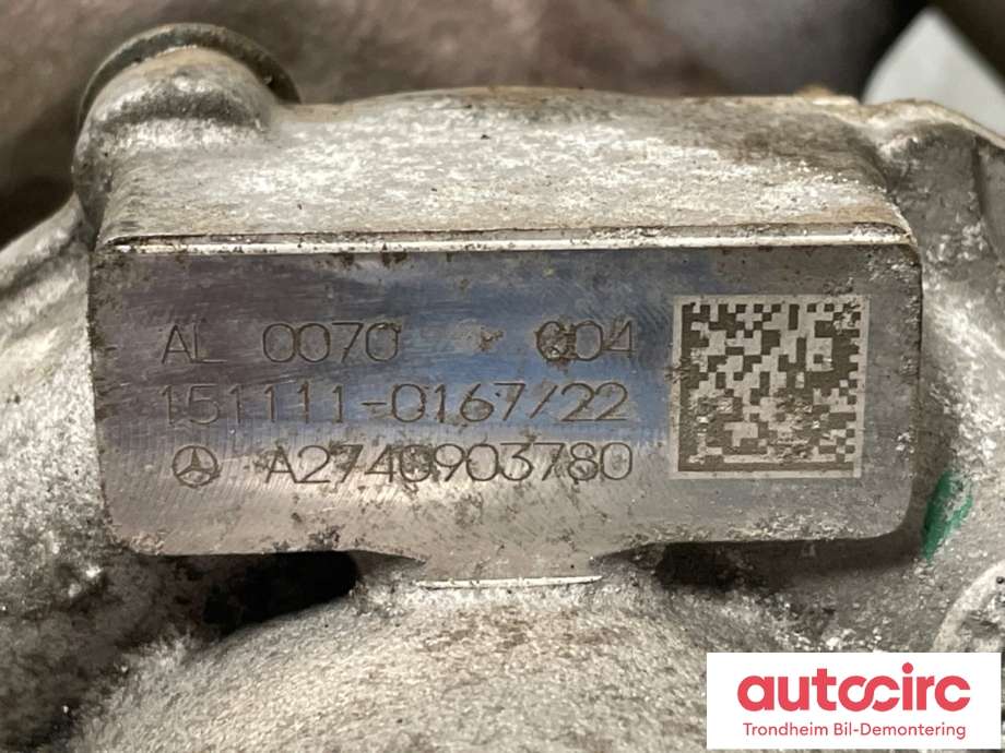 Turbo til Mercedes C-Klasse 2014-2018 (Fase 1) (W205) (W205) (A2740903780|A2740903600|)