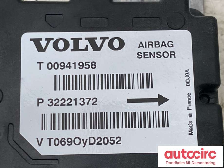 Styreenhet airbag hovedsensor til Volvo V90 / V90 CC / S90 2016-->>  (...|32221372|32315584|)