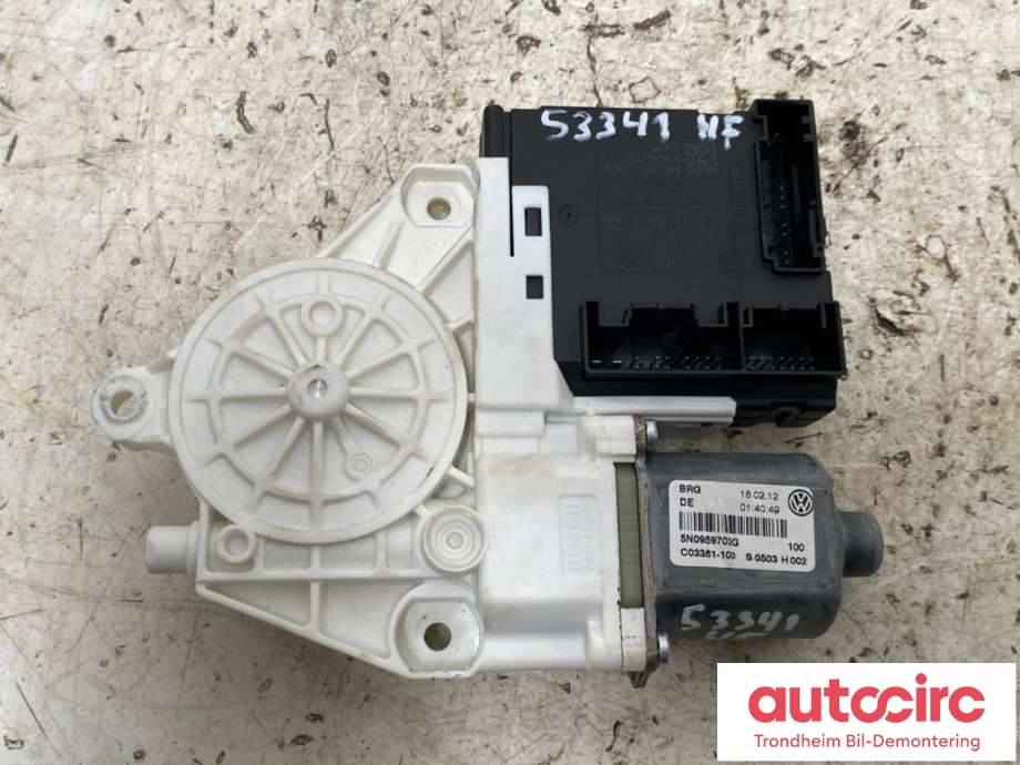 Ruteheis, kun motor, høyre foran til VW Tiguan 2011-2016 (Type I, Fase 2)  (...|5N0959702G|)