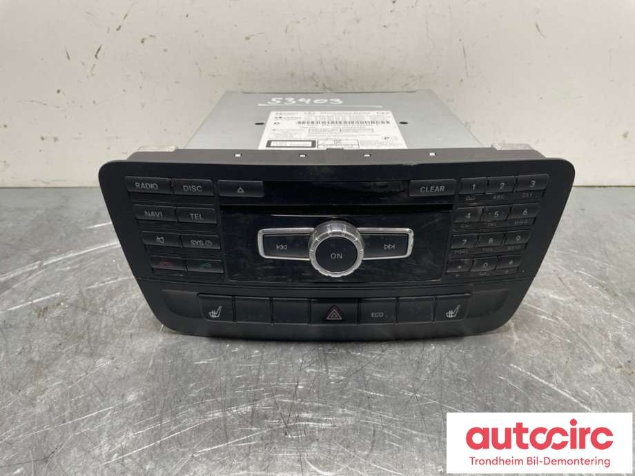 Bilstereo til Mercedes A-Klasse, 2012-2018 (W176) (W176) (A2469000112)