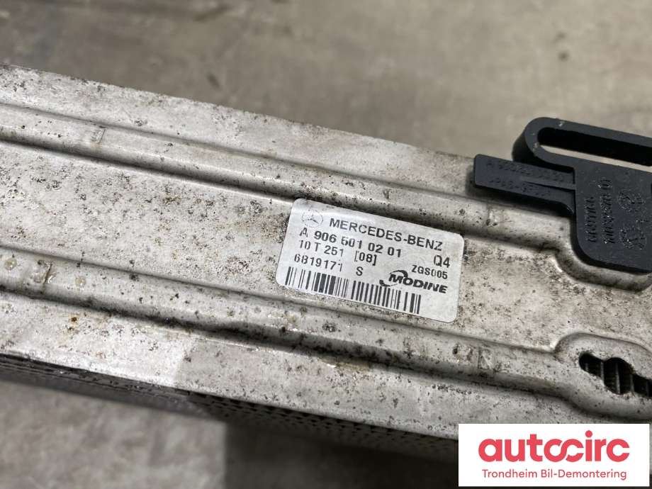Intercooler til Mercedes Sprinter 2006-2013 (Fase 1) (906) (906) (..|A9065010201|)