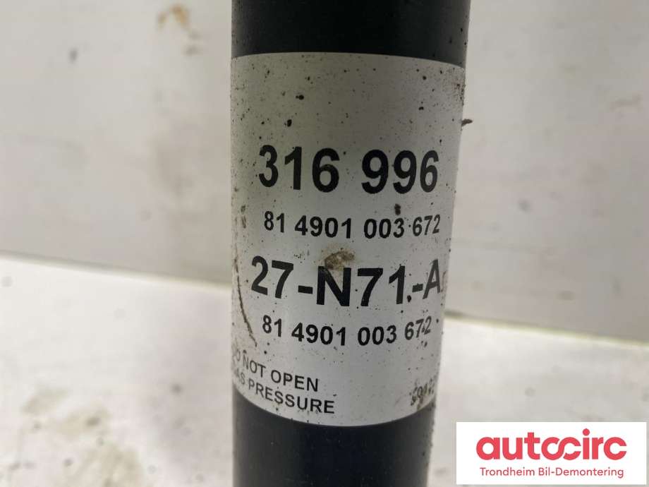 Fjærbein høyre bak til Mitsubishi ASX 2010-2019  (4162A245|316 996|27-N71-A)