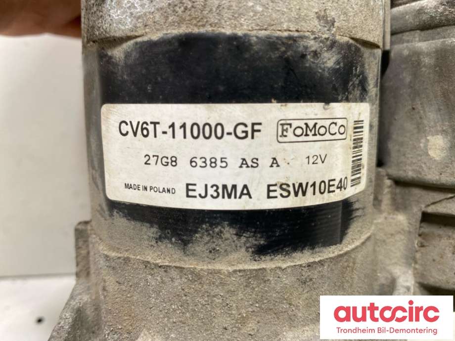 Starter til Ford Focus 2011-2014 (Type III, Fase 1)  (CV6T-11000-GF|EJ3MA ESW10E40|)