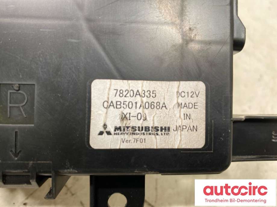 Styreenhet diverse til Mitsubishi Outlander 2010-2012 (Type II, Fase 2) (7820A335|)