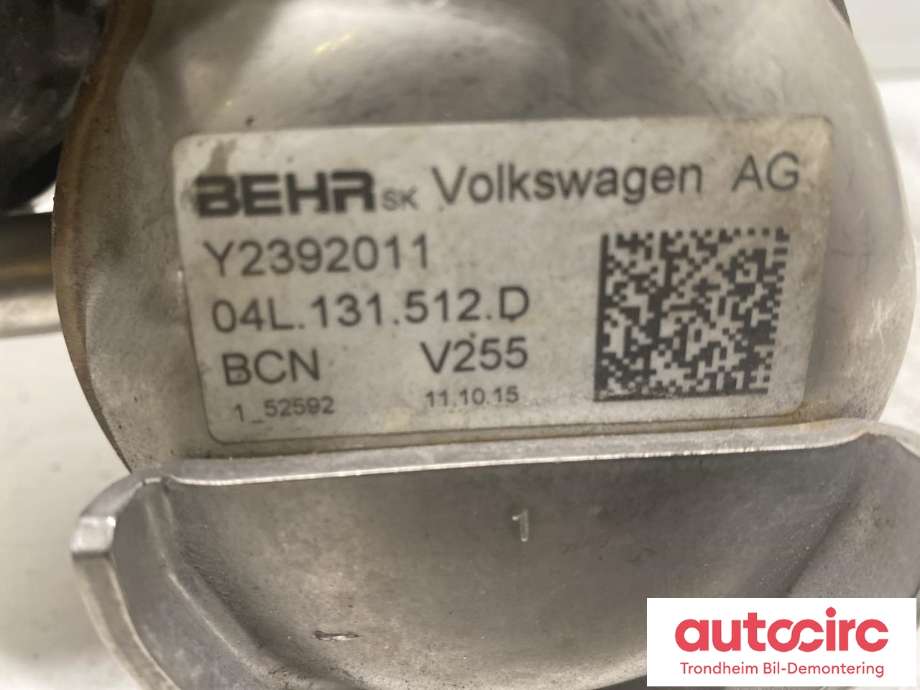 EGR-kjøler til VW Passat 2015-2019 (Fase 1) (B8) (B8) (04L 131 512 BQ|04L 131 512 D|)