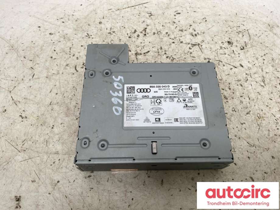 Bilstereo navigasjon til Audi Q4 e-tron, 2021-->>  (...|89A035043C)