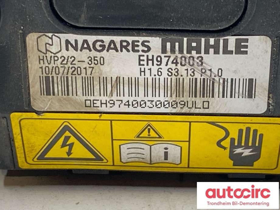 Varmeapparat PTC-heater til Renault Zoe 2013-2019 (Fase 1)  (MAHLE|271438717R|271436099R|)