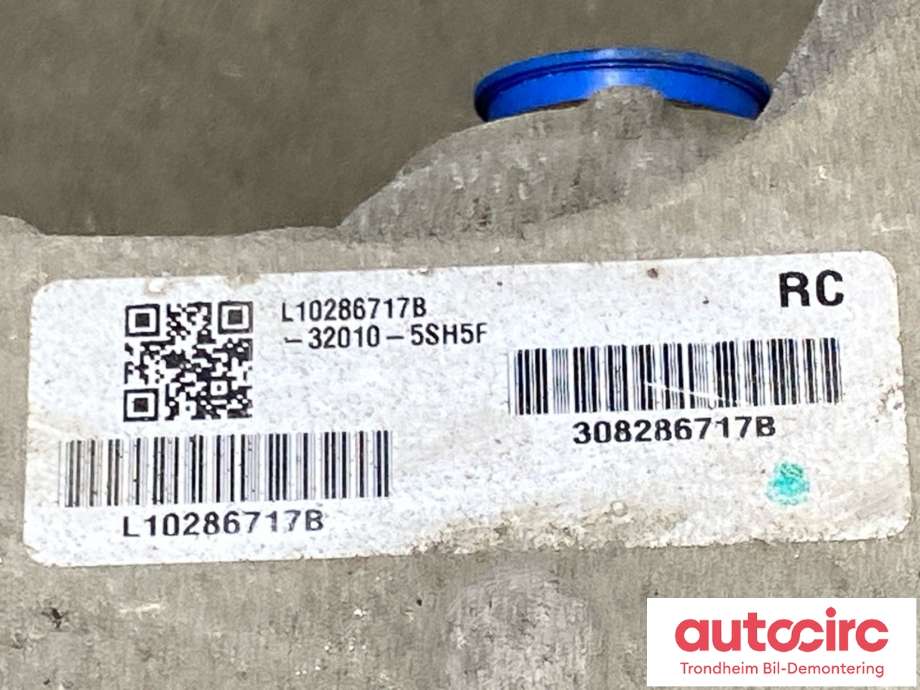 Girkasse elbil til Nissan Leaf 2018-->> (Type II)  (320B05SH0A|320105SH5F|)