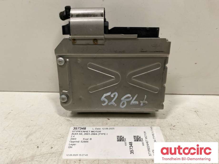 Styreenhet motor til Audi A6, 2001-2004 (Type II, Fase 2) (C5) (C5) (3B0 907 552 BJ)