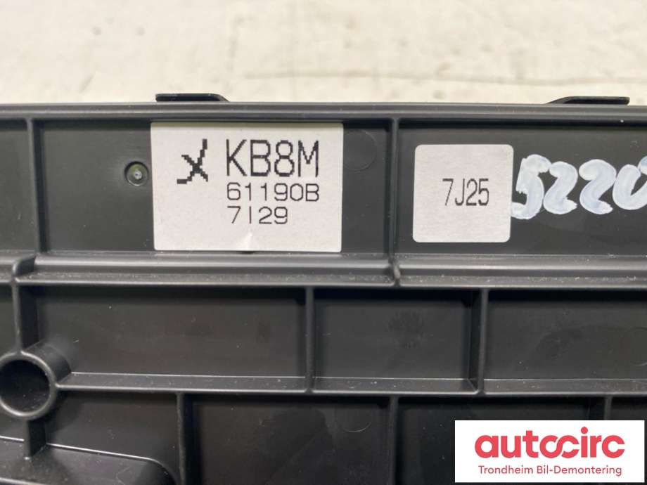 Varmeapparat betjening til Mazda CX-5 2017-->> (Type II)  (KB8M61190B|)