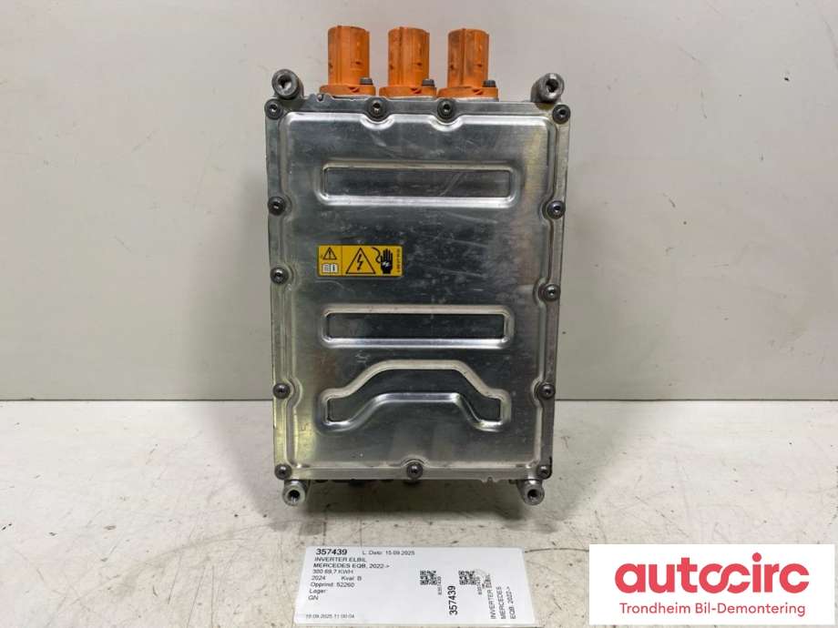 Inverter elbil til Mercedes EQB, 2022-->>  (PANASONIC|A 000 342 20 01)
