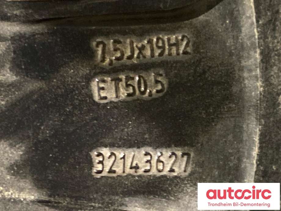 Hjulsett aluminium vinter til Volvo EC40 2024-->>  (19 TOMMER|255/45R19|PROD: 0123|6-8MM)