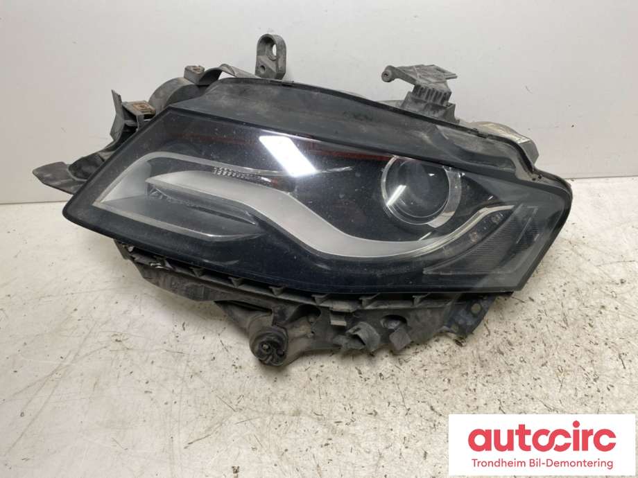 Frontlykt venstre xenon til Audi A4, 2007-2014 (Type IV) (B8) (B8) (..|8K0941003C)