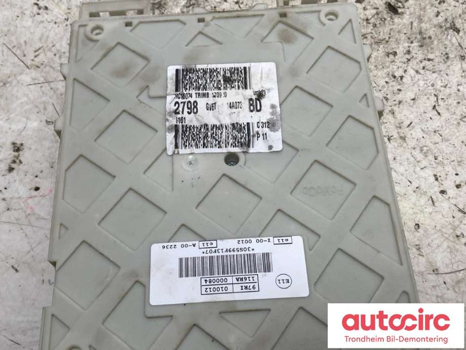 Sikringsboks til Ford Transit Connect 2013-2018 Type II, Fase 1  (..|GV6T-14A073-BD|2506087|JV6T-14A073-EC)