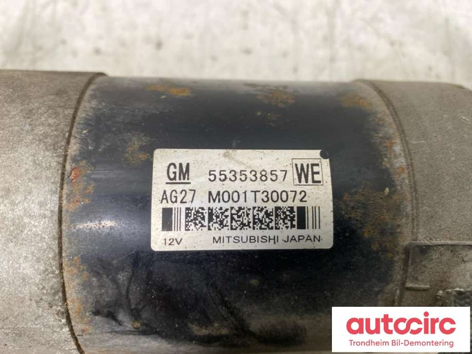 Starter diesel til Opel Insignia A 2009-2014  (GM|55353857|55585237)