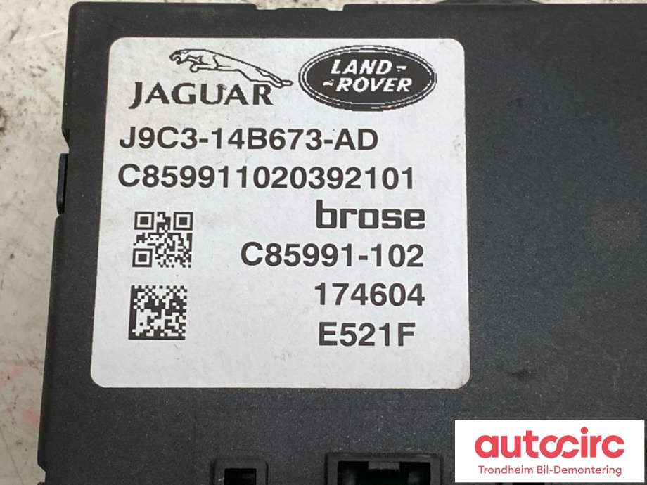 Styreenhet elektrisk bakluke til Jaguar E-PACE 2017-->> (X540) (X540) (..|J9C3-14B673-AD|J9C4715|)
