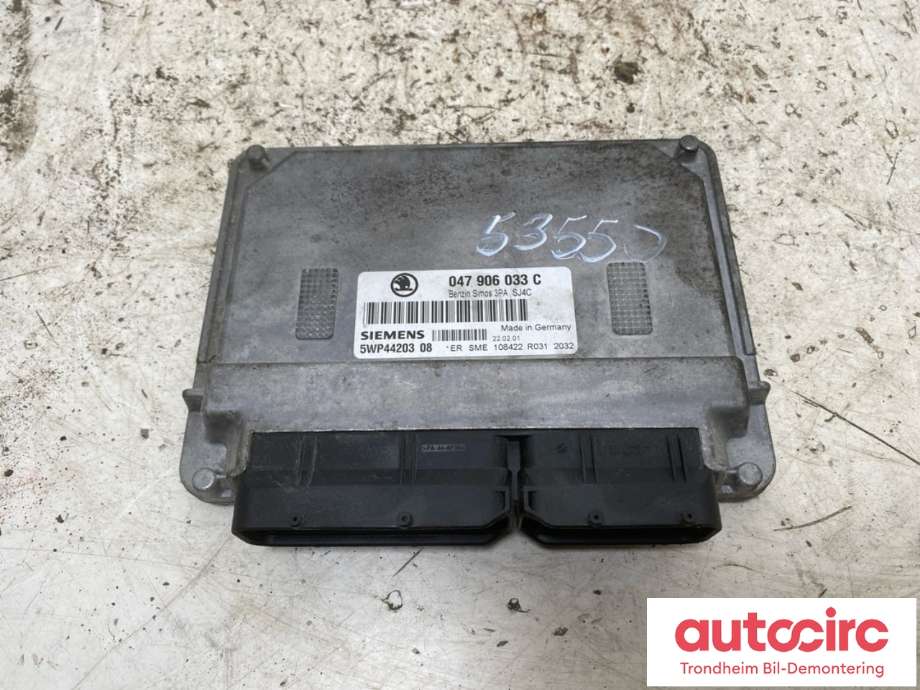 Styreenhet motor til Škoda Fabia, 2000-2007 (Type I) (SIEMENS|047906033C)