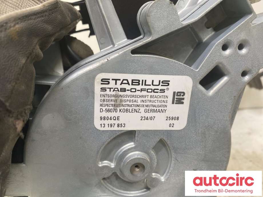 Baklukedemper til Opel Vectra C 2005-2008 (Type II)  (STABILUS|13197853|13171758|13207156)