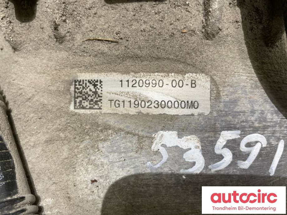Motor elbil bak til Tesla Model 3 2018-2023 (Fase 1) (112099000B|1120990-00-F|1120990-00-G| 1120990-00-H| 1120990-00-J| 1120990-00-K| 1120990-17-K)
