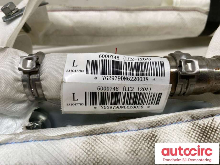 Airbag gardin venstre til MG Marvel R 2021-->>  (10302903|6000748|10608445)