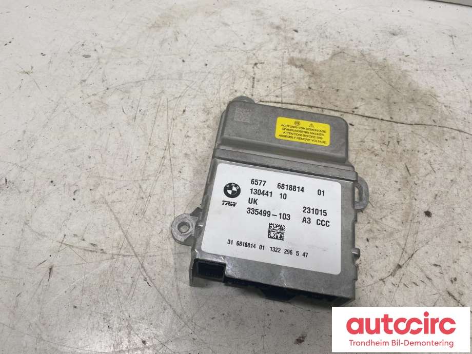 Styreenhet airbag hovedsensor til BMW X1 2015-2022 (F48) (F48) (TRW|65 77 5 A41 CA2|335499-103|)