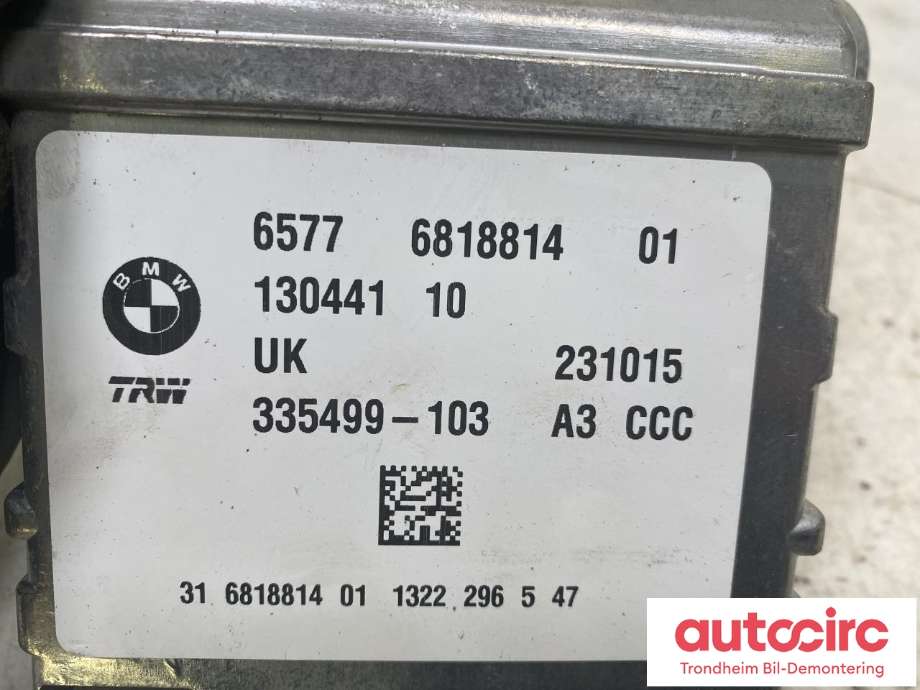Styreenhet airbag hovedsensor til BMW X1 2015-2022 (F48) (F48) (TRW|65 77 5 A41 CA2|335499-103|)