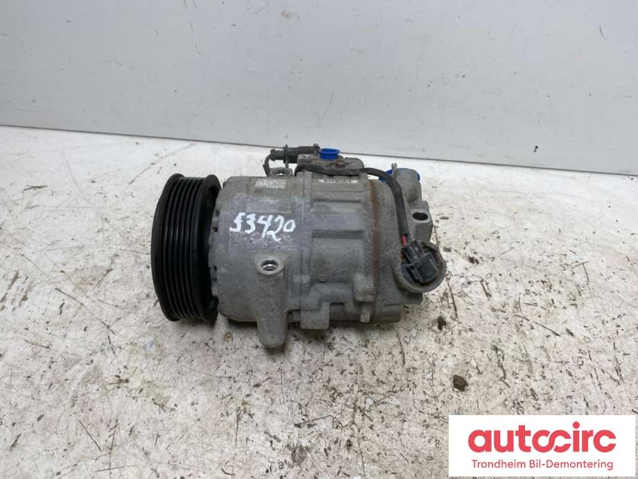 Aircondition kompressor til Škoda Fabia 2007-2010 (Type II, Fase 1)  (DENSO|6Q0820808G|6R0820803F|)